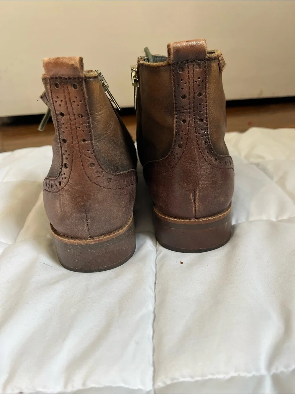 PIKOLINOS women’s Brown Leather Ankle Booties size 37